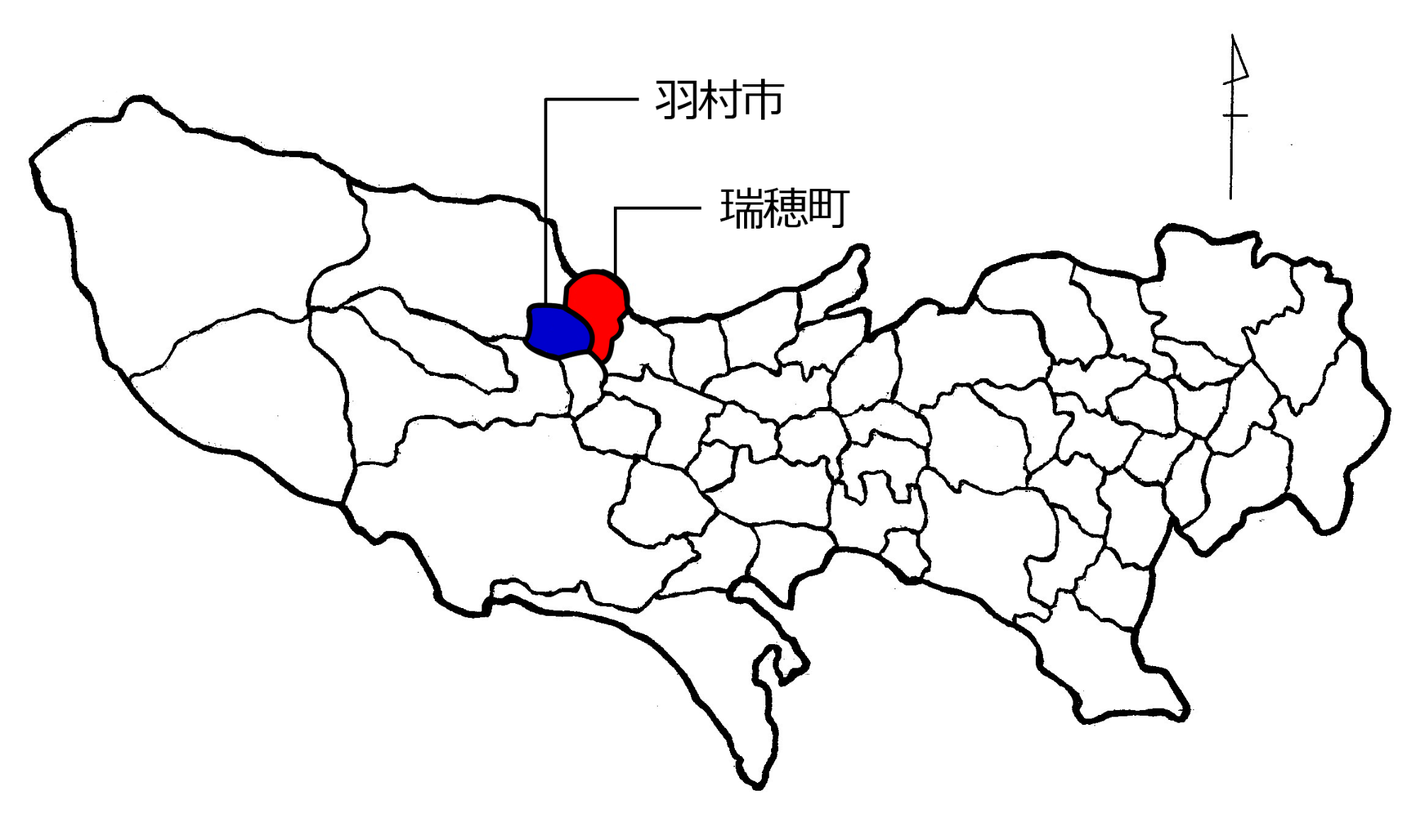 組織市町位置図
